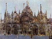 Walter Sickert St Mark's Cathedral, Venice Spain oil painting artist